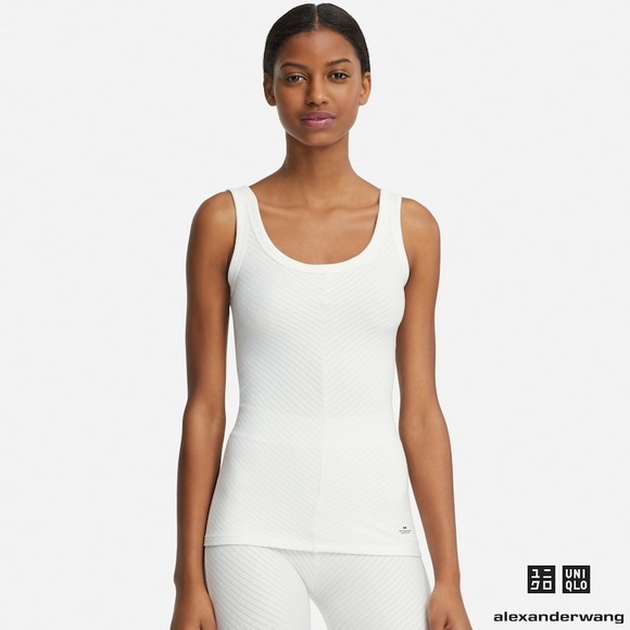 Alexander Wang | Tops | Alexander Wang X Uniqlo White Tank | Poshmark